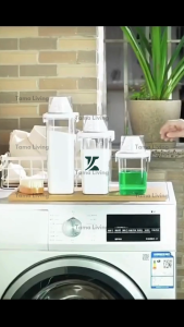 TAMA LIVING Nara Laundry Botol Refill Deterjen Laundry Organizer Botol Sabun Botol Refill Sabun