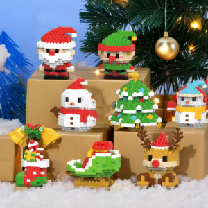 Christmas Building Blocks Micro Diamond Small Particles Assembled Building Blocks Toy DIY Building Blocks