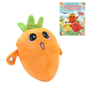 Bandai | Banana Baby Beat Sensing Creative Fruit Novelty Parent-Child Musical Interactive Piano Toy Plush Doll Christmas Gift