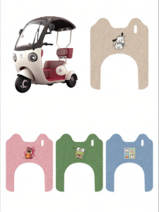 For Aima Happy CQ700 E-Tricycle Modification Accessories Floor Mat