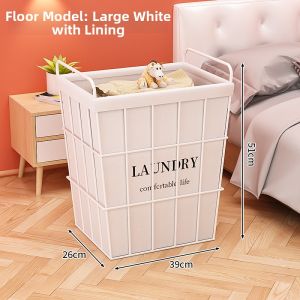 Large Capacity Wheeled Household Laundry Basket
