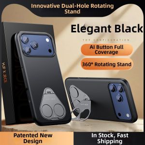 JECE | Soft Liquid Silicone iPhone 17 Pro Max Case Anti-drop Magnetic Stand Full Protection