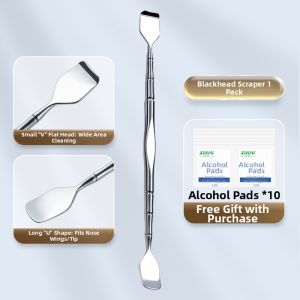 CHUBEISHI | Manual Blackhead Remover Tool with Dual-Head Pimple Needle