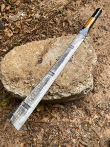 มีดเข้าสวน (คมพร้อมใช้) มีดดายหญ้า มีดถาง ขนาดยาวรวมด้าม 24 นิ้ว