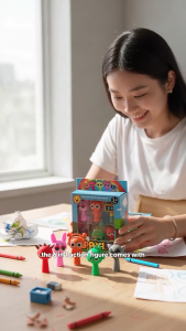 Timi Baby Characters figure Cute cartoon Children toys small Kids toys Decorative toys for kids
