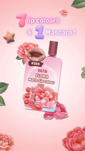 MIA #327 Hibiscus FLORA Matte Lip Colour | Lip Tint | Waterproof Transfer proof [Sachet] 2ml x 1pack