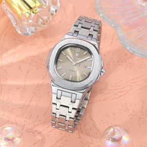 POEDAGAR Chính Hãng Đồng hồ nữ dây đeo bằng thép không gỉ lịch dạ quang 100% không thấm nước 792