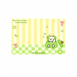 YUNHAOBUYI | Non-slip Cartoon Leather Pet Mat
