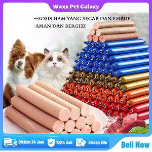 Sosis Kucing Anjing 15g Pet Snack Kucing Anjing Sosis Cemilan Pet Bergizi