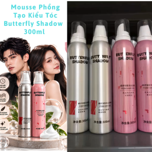 Mousse tạo kiểu tóc Butterfly Shadow Foam Hair Wax 300ml Chính Hãng .