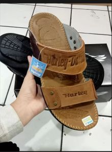 SANDAL KULIT PRIA dewasa KULIT HARLEY DAVIDSON