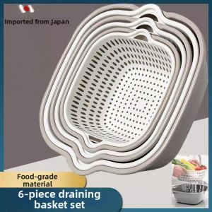 YIZHIBING | Fruit and Vegetable Washing Colander Set for Kitchen and Home
