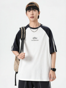 Warrior | Color Block Raglan Cotton T-Shirt