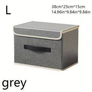 1PCS Multifunctional Convenient Storage Box Dust-Proof Foldable Container Easy Design Practical Home Organization Solution