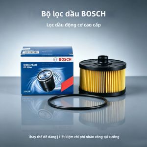 Bosch | Bộ Lọc Dầu Bosch AF0520 OE:15208-00Q0F Dành Cho Renault Clio Megane Kangoo Scenic Dacia Logan/Sandero/Duster Nissan Qashqai