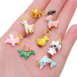 1PC Alloy Cute Animal Pendant Charm For Handmade Bracelet Necklace Earring Keychain DIY Craft Jewelry Making Accessories