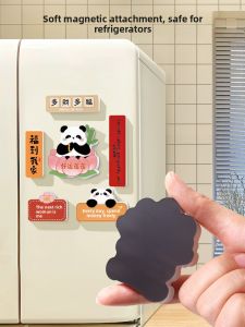 MONLEYTA | Peace Joy Fridge Magnet New 2025 Creative Personalized Magnet Door Decorative Sticker Happiness Attracting God Of Fortune