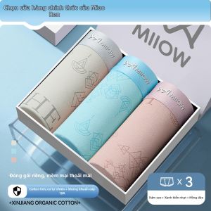 MiiOW | Quần Lót Nam Chống Khuẩn 100% Bông