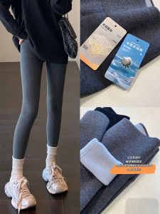 Womens Fleece Lined Slimming High Waist Leggings Thickened Winter Warm Tummy Control Long Pants Casual High Waist Bottoms