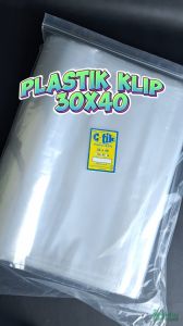 Plastik Klip 30x40 (isi 100pcs) / Plastik Packing Baju Kaos Seal Zip Lock Cetik
