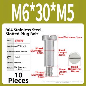 BAIRUITE | Flat Head Set Screw Shoulder Bolt