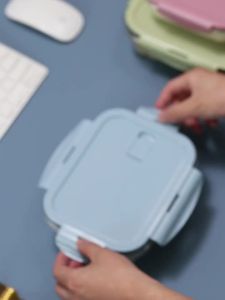 Glass Crisper Airtight Food Keeper Leakproof Microwavable Oven Safe bento lunch box for kids With Lid Divisions lunch box for school