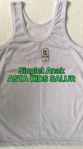Grosir 6 Pcs Kaos Dalam Singlet Anak Laki Laki Cowo Asta Kids Salur Bahan Katun Putih