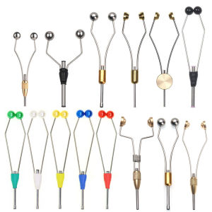 1/7PC Steel-Alloy and Bi-ceramic Tip Fly Tying Bobbin Holder Standard & Small Thread Bobbin Fishing Dry Wet Fly Lure Making Tool