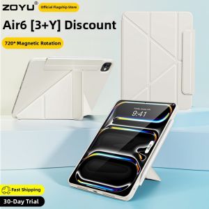 Zoyu | Magnetic Detachable 360 Degree Rotating Drop Proof iPad Case