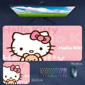 Sanrio | New Office Girls Cartoon Multiple Sizes Hello Kitty Rubber Mouse Pad Student Wrist Guard Writing Table Mat Decorative Tablecloth