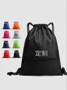 HUOYANDING | Custom Printed Logo Simple Sports Drawstring Bag