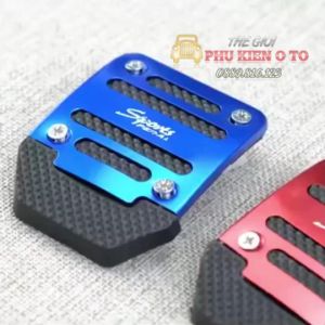 Ốp Bọc Chân Ga Chân Phanh Chân Côn Cho Ô Tô Số Sàn Và Số Tự Động Phong Cách Thể Thao (nhiều màu sắc)