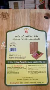 Thớt Gỗ Hình Chữ Nhật KA285 - ( Trường Sơn ) Đồ Gỗ cho Nhà Bếp