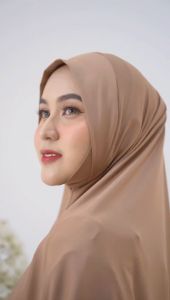 Hijab Instan Malaysia Dagu | Jilbab Khimar Malaysia Soft Pet | Kerudung Malay Jersey Terbaru All Size