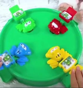 พร้อมส่งจากไทย ของเล่นเด็กเสริมพัฒนาการ เสริมทักษะ ของเลนกบกินไข่ กบกืนถั่ว กบกินลูกอม