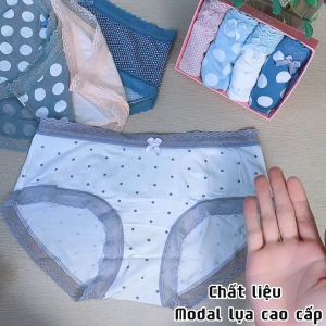 Quần Lót Nữ Kháng Khuẩn Cao Cấp CoAnCom Chất Modal Lụa Mềm Mát NO95434