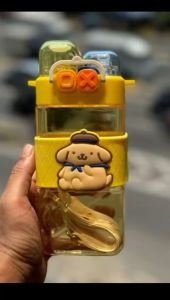 Botol Minum Anak 2 Cara Minum Kapasitas 580ML Motif KUROMI CINNAMONROLL MELODY