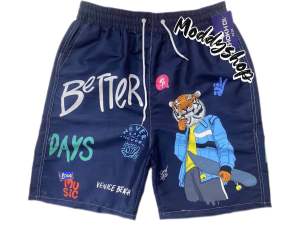 #กางเกงขาสั้น ลายการ์ตูน