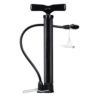 Manual Bicycle Tire Air Pump Bicycle Pump Suitable For Road And Mountain Bikes Portable Ground Pump Presta Valve Adapter