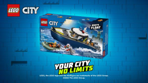 LEGO CITY 60456 Đồ Chơi Lắp Ráp Tàu Cảnh Sát – Truy Bắt Tội Phạm (264 chi tiết)