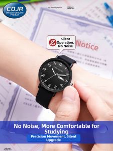 COJR | Quiet Waterproof Mechanical Quartz Watch for Examinations
