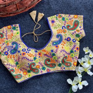 SAREE BLOUSE FABRIC Phantom Silk MK1043 SAREE BLOUSE