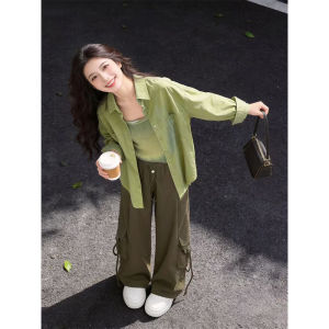 YINGKETUO | Casual Sun-protection Stylish Workwear Style Three-piece Set