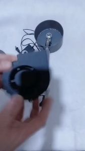 โบเวอร์เป่าลม 12V DC 7000RPM พัดลมหอยโข่ง12vปรับได้ พัดลมเป่าเตาไฟที่มีตัวควบคุมความเร็วตัวแปรสำหรับ Diy ระบายความร้อนระบายอากาศ พัดลมเตาน้ำมัน