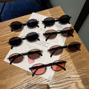 แว่นกันแดดทรงกลมสไตล์วินเทจแบบย้อนยุคสำหรับผู้ชายและผู้หญิง แว่นกันแดดทรงกลมแบบยูนิเซ็กซ์ที่ทนทานและมีสไตล์สูง