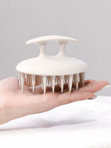 Japanese Import Head Shampoo Brush Hair-Washing Comb Scalp Massage Silicone Long Teeth Soft and Hard Scratching and Scratching Cleaning Gadget