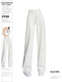 plus Size Slim Fit Fleece Lined Wide Leg Pants Women's Autumn Winter Sports Casual Sweatpants High Waist Long Trousers. 