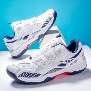 Ultra-Light Professional Badminton Tennis Ping Pong Shoes for Men And Women Student Edition Rotating Button Design Fourth Generation