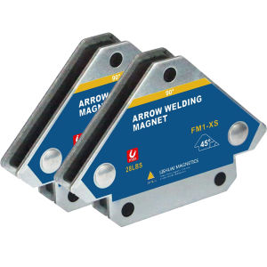 2pcs 12.5KG แม่เหล็กเชื่อมผู้ถือมุมบัดกรีลูกศรแม่เหล็กเชื่อมผู้ให้บริการ Positioner Ferrite Holding เสริม Locator เครื่องมือ