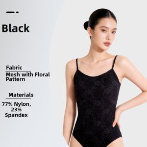 DAN’S GIRL | Lace Strap Dance Training Bodysuit